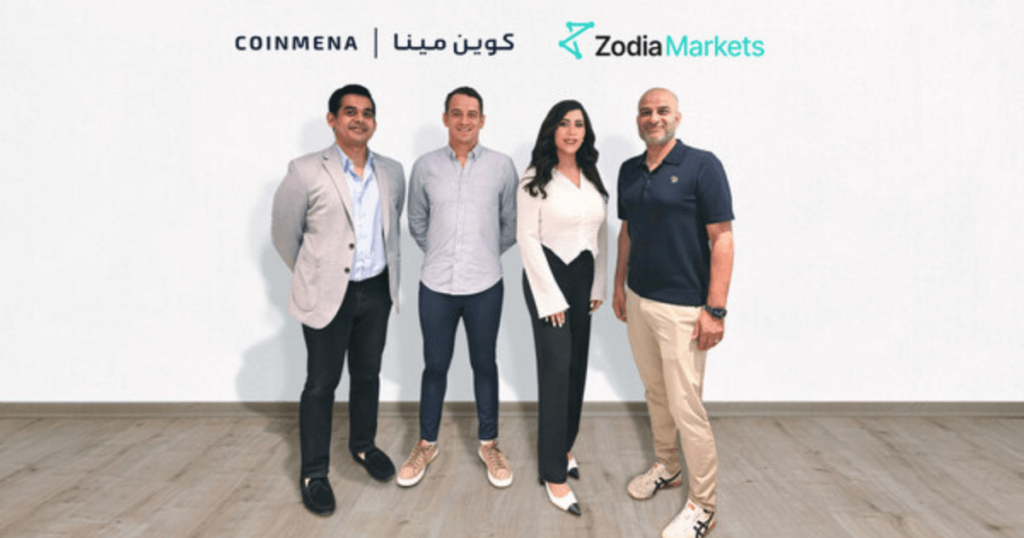 CoinMENA Partners with Zodia Markets to Enhance Fiat to Crypto Trading Liquidity