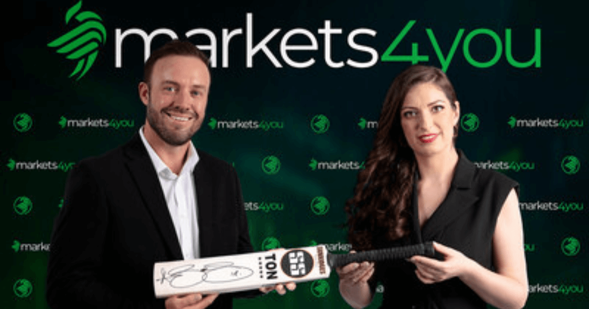 Markets4you Signs Cricket Legend AB de Villiers as New Brand Ambassador